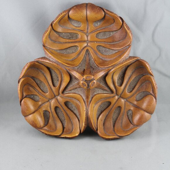 Vintage Coco Joe's Serving Tray - Made of Hapa Wood - Tree Stump Design - Picture 2 of 9